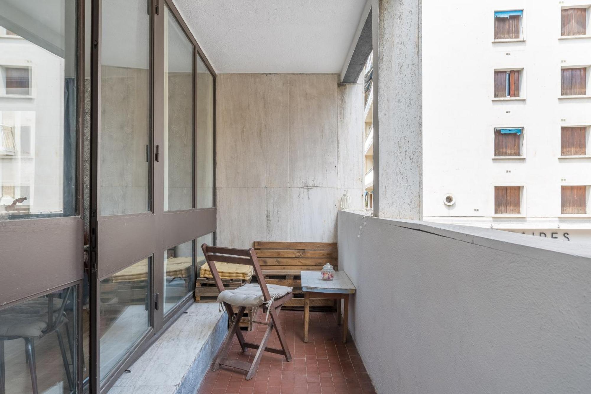 *Las Flores* Joli Studio Avec Balcon マルセイユ エクステリア 写真